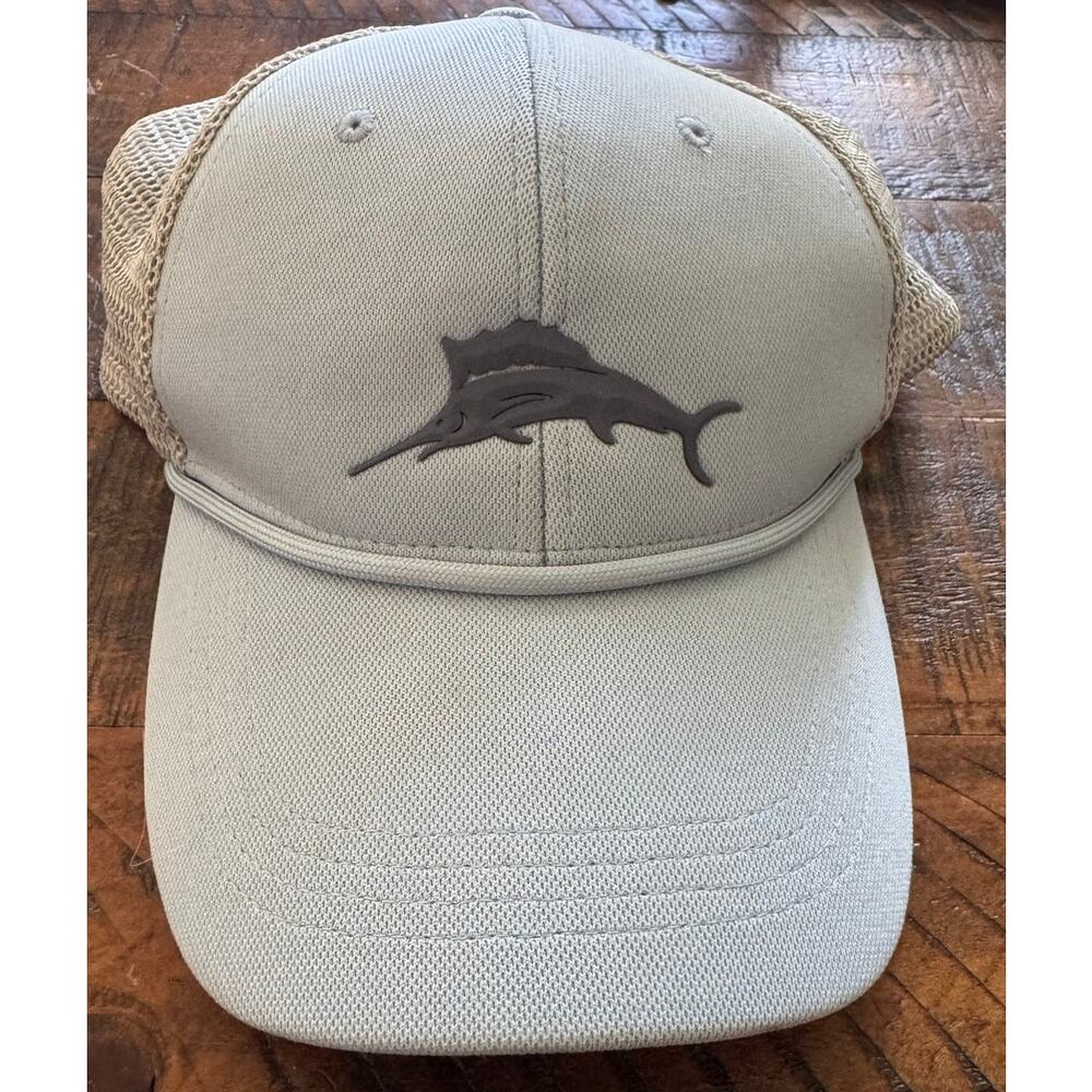 Tommy Bahama Men's Island Snapback Hat Light Blue Logo OSFM